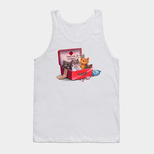 FIRS AID KITTENS Tank Top by stark.shop